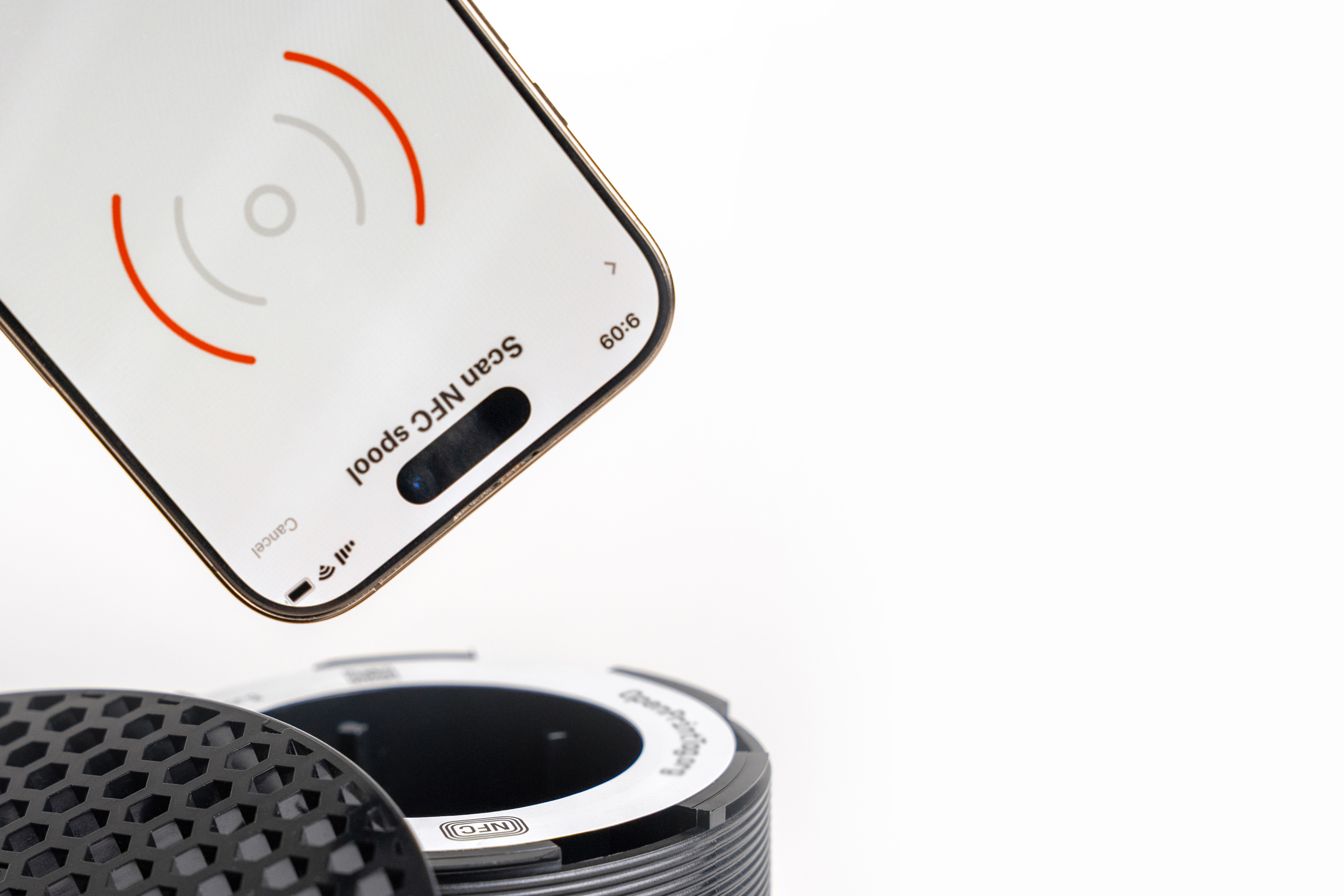 Mobile app reading NFC tag